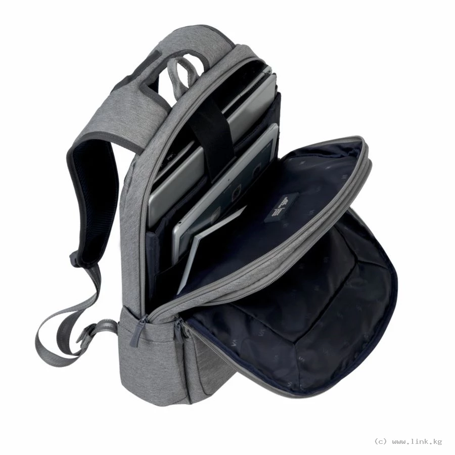 RivaCase 7760 SUZUKA Grey 15.6" Backpack
