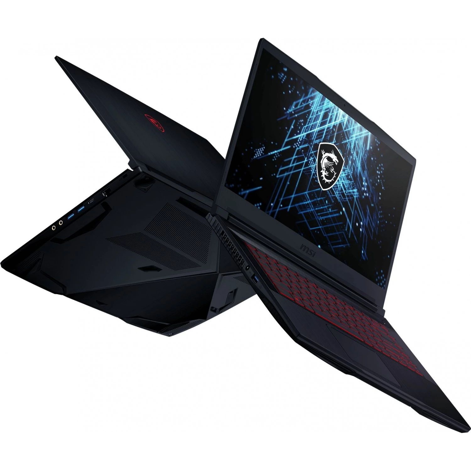 Ноутбук MSI Thin 15 [15.6"], (Intel Core i5-13420H 8/12, 4.60ГГц, 12МБ, 10нм + NVIDIA RTX 2050 4ГБ), 8ГБ DDR5, 240ГБ NVME, 15.6" IPS 1920x1080, NO, Чёрный