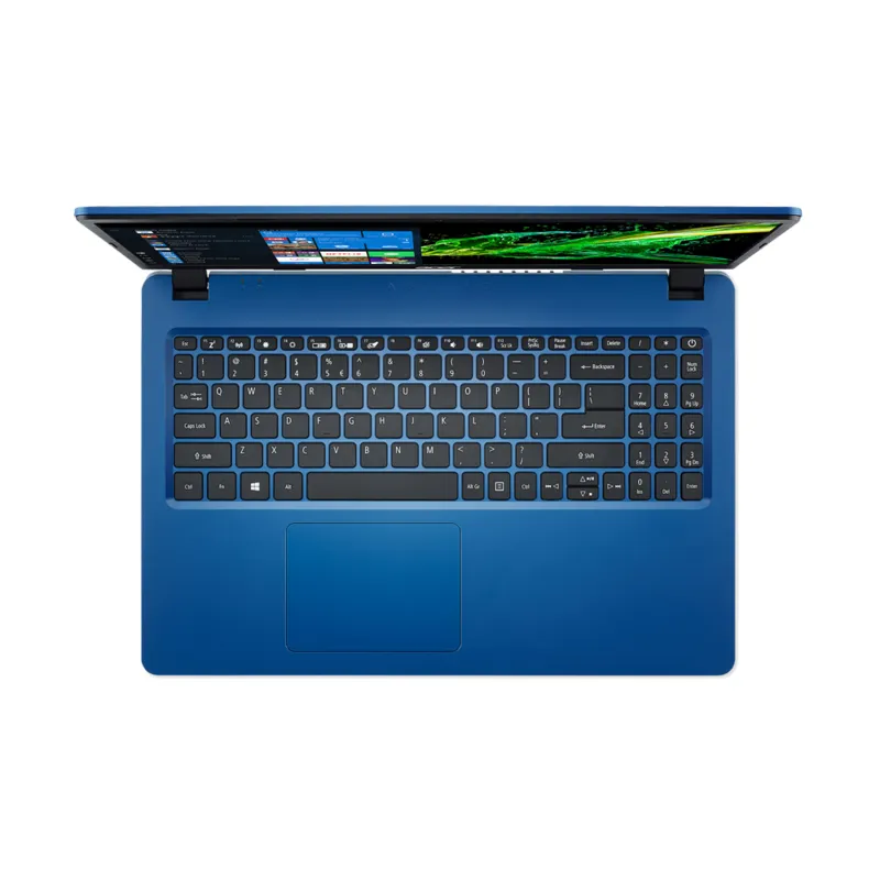 Ноутбук Acer Aspire 3 [15.6"], (Intel Core i3-1005G1 2/4, 3.40ГГц, 4МБ, 10нм), 4ГБ DDR4, 500ГБ HDD, 15.6" 1920x1080, 1.9кг, DOS, Синий
