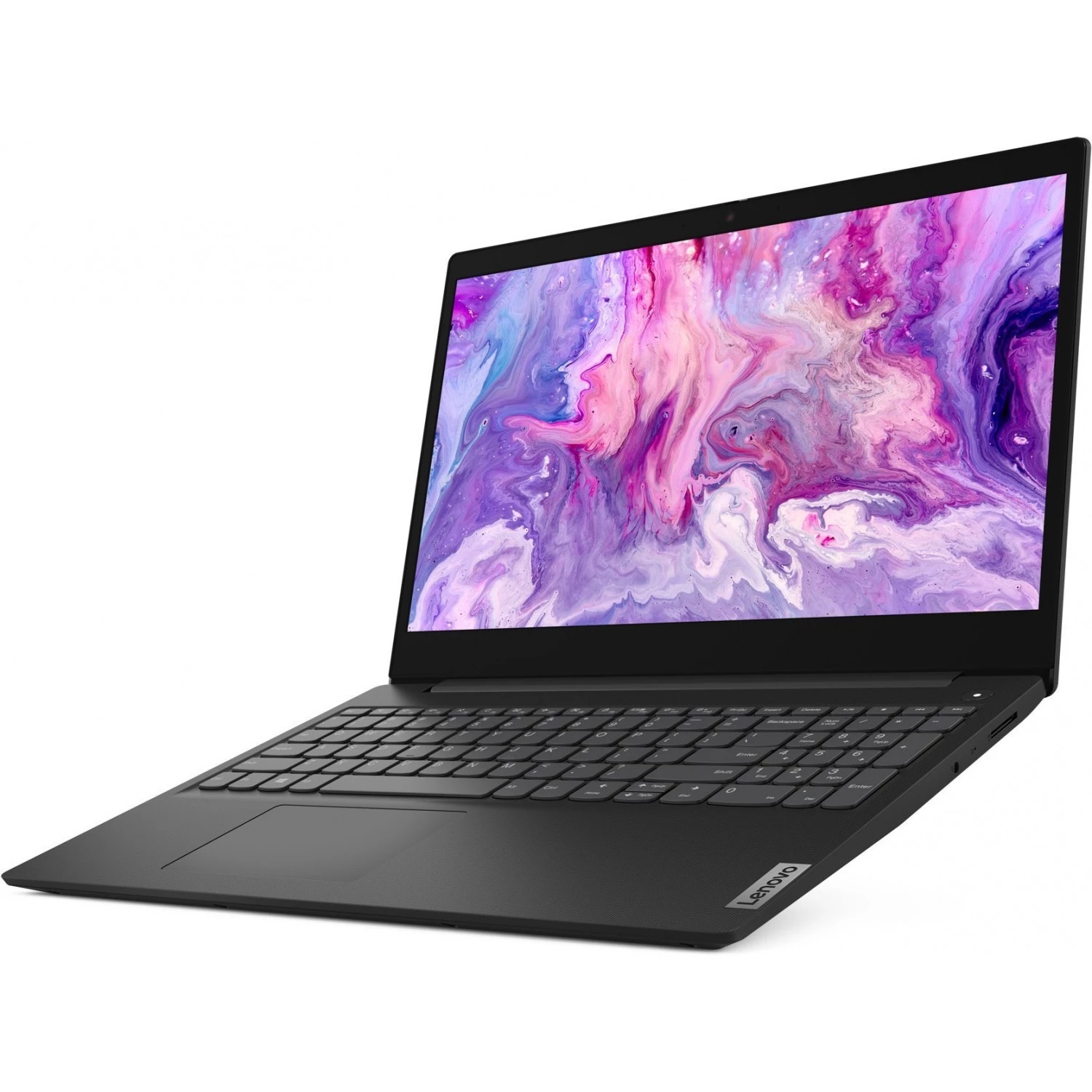 Ноутбук Lenovo IdeaPad 3 15 [15.6"], (Intel Celeron N4020 2/2, 2.80ГГц, 4МБ, 14нм), 4ГБ DDR4, 120ГБ SSD, 15.6" 1920x1080, DOS, Чёрный