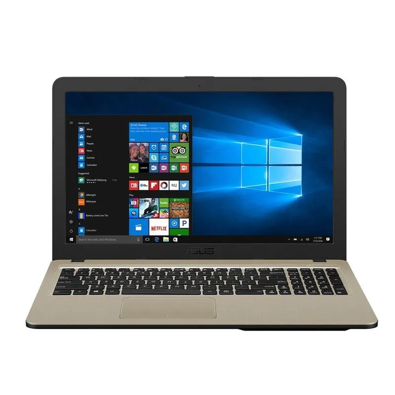 Ноутбук ASUS X540 [15.6"], (Intel Core i3-7020U 2/4, 2.30ГГц, 3МБ, 14нм + NVIDIA MX110 2ГБ), 4ГБ DDR4, 500ГБ HDD, 15.6" 1920x1080, DOS, Золотой