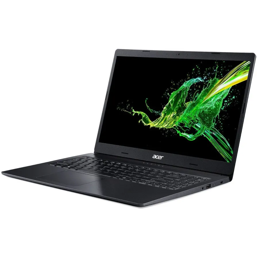 Ноутбук Acer Aspire 3 [15.6"], (Intel Core i3-1005G1 2/4, 3.40ГГц, 4МБ, 10нм + NVIDIA MX330 2ГБ), 4ГБ DDR4, 120ГБ NVME, 15.6" 1366x768, 1.9кг, DOS, Чёрный