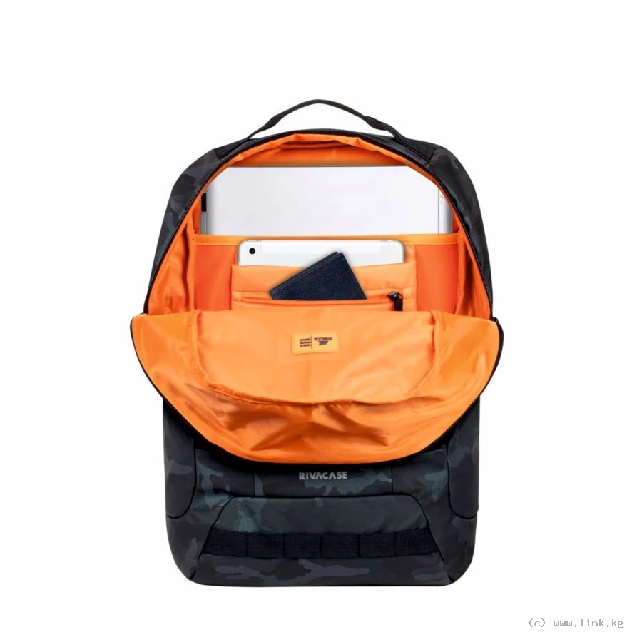 RivaCase 7631 Navy Camo 28L Backpack 15.6"
