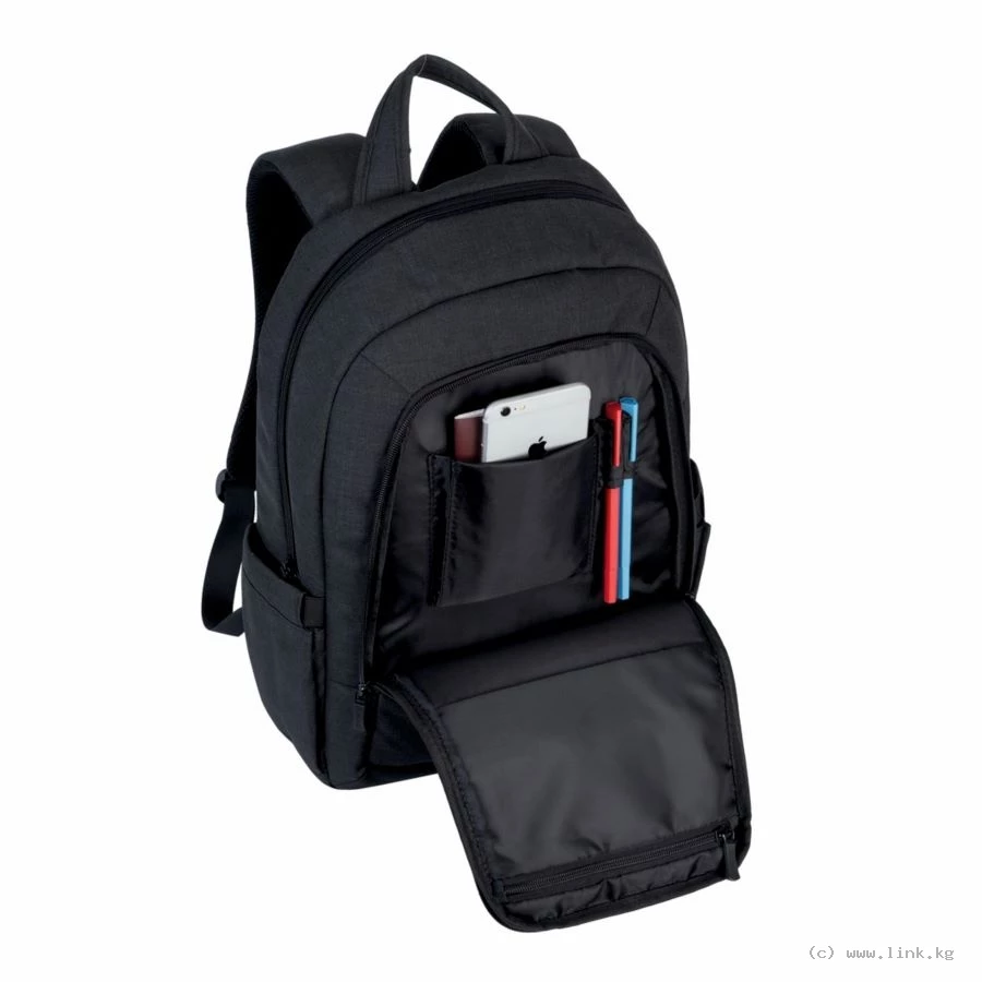 RivaCase 7560 ALPENDORF Canvas Black 15.6" Backpack