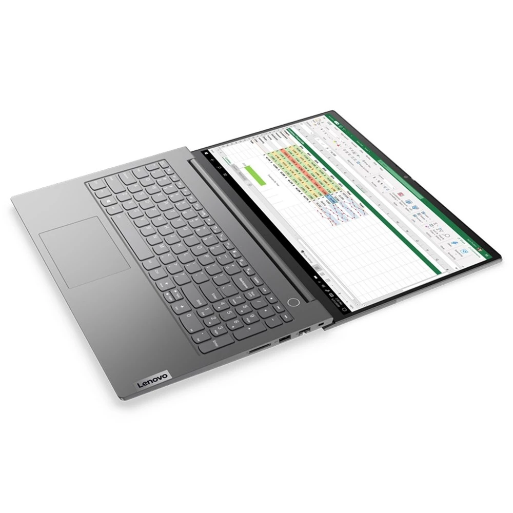 Ноутбук Lenovo ThinkBook 15 Gen 2 [15.6"], (Intel Core i3-1115G4 2/4, 4.10ГГц, 6МБ, 10нм + NVIDIA MX450 2ГБ), 4ГБ DDR4, 120ГБ SSD, 15.6" 1920x1080, DOS, Серый