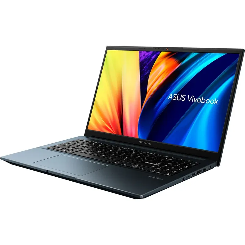Ноутбук ASUS Vivobook Pro 15 [15.6"], (AMD Ryzen 5 5600H 6/12, 4.20ГГц, 16МБ, 7нм + NVIDIA GTX 1650 4ГБ), 8ГБ DDR4, 500ГБ SSD, 15.6" IPS 1920x1080, 1.8кг, NO, Синий