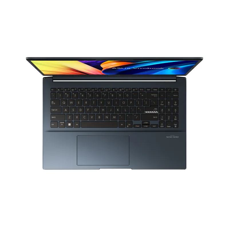 Ноутбук ASUS Vivobook Pro 15 [15.6"], (AMD Ryzen 5 5600H 6/12, 4.20ГГц, 16МБ, 7нм + NVIDIA GTX 1650 4ГБ), 8ГБ DDR4, 500ГБ SSD, 15.6" IPS 1920x1080, 1.8кг, NO, Синий