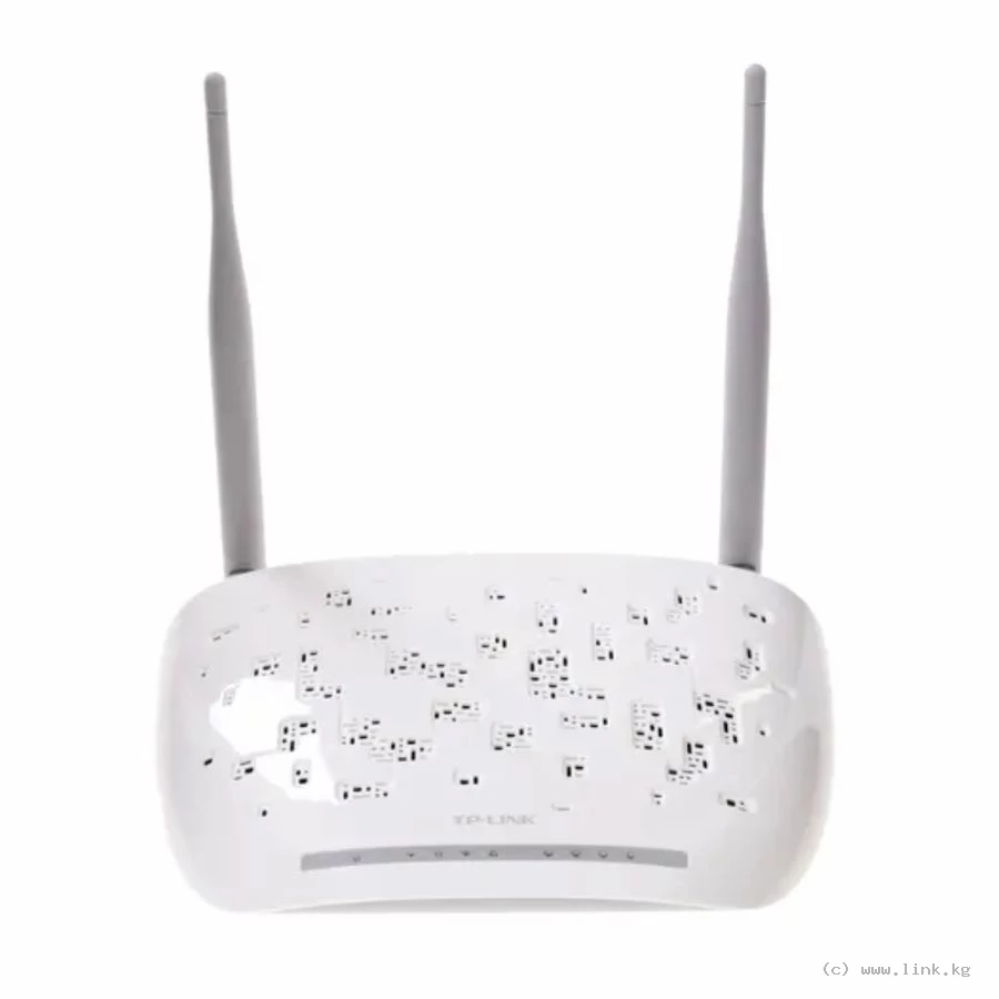 Модем ADSL2+ со встроенным маршрутизатором TP-LINK TD-W8961N(RU) Wi-Fi 300 Мб, 4 LAN 100 Мб