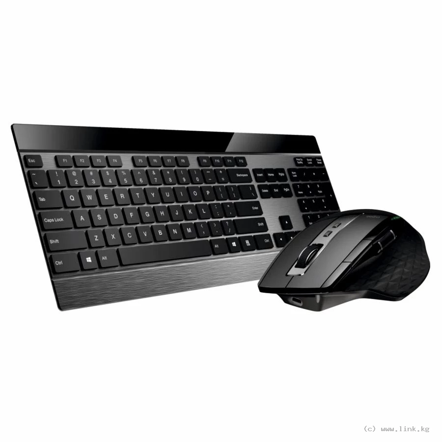 Клавиатура + Мышь Rapoo 9900M, Чёрный