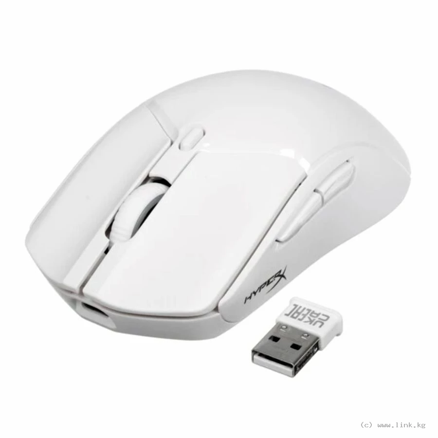Мышь беспроводная HyperX Pulsefire Haste 2 6N0A9AA, Белый