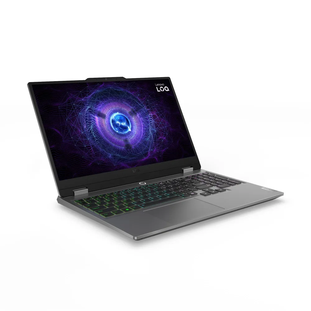 Ноутбук Lenovo LOQ [15.6"], (AMD Ryzen 5 7235HS 4/8, 4.20ГГц, 8МБ, 6нм + NVIDIA RTX 4050 6ГБ), 12ГБ DDR5, 500ГБ NVME, 15.6" IPS 1920x1080, WIN11, Серый