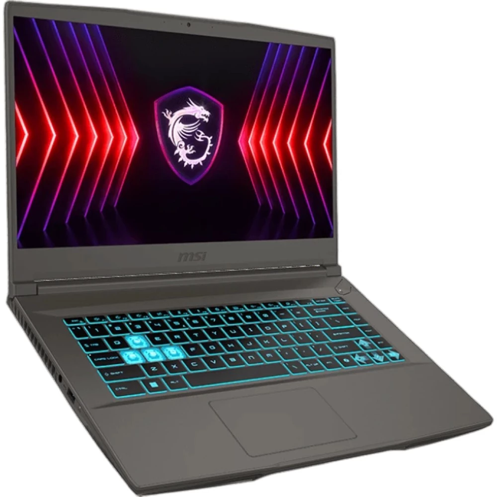 Ноутбук MSI Thin 15 [15.6"], (Intel Core i5-13420H 8/12, 4.60ГГц, 12МБ, 10нм + NVIDIA RTX 4050 6ГБ), 16ГБ DDR4, 500ГБ SSD, 15.6" IPS 1920x1080, WIN11, Серый