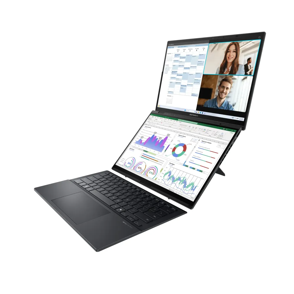 Ноутбук ASUS Zenbook 14 [14"], (Intel Core Ultra 9 285H 16/16, 5.40ГГц, 24МБ, 3нм), 32ГБ DDR5, 1000ГБ NVME, 14" OLED 1920x1200, WIN11, Серый