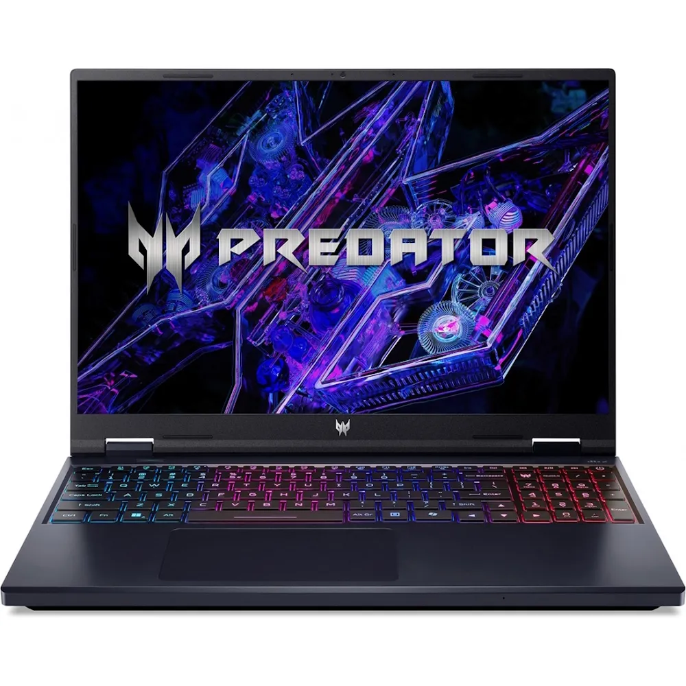 Ноутбук Acer Predator Helios Neo 14 [14"], (Intel Core Ultra 7 155H 16/22, 4.80ГГц, 24МБ, 5нм + NVIDIA RTX 4070 8ГБ), 16ГБ DDR5, 1000ГБ NVME, 14.5" 2560x1600, 1.9кг, WIN11, Чёрный
