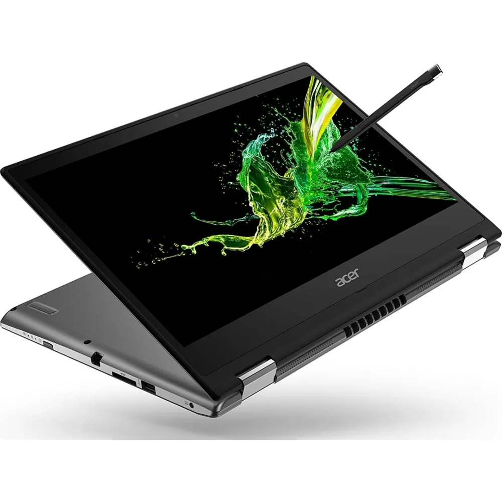 Ноутбук Acer Spin 3 [14"], (Intel Core i5-1235U 10/12, 4.40ГГц, 12МБ, 10нм), 8ГБ DDR4, 500ГБ SSD, 14" IPS 1920x1080, 1.5кг, WIN11, Серебристый