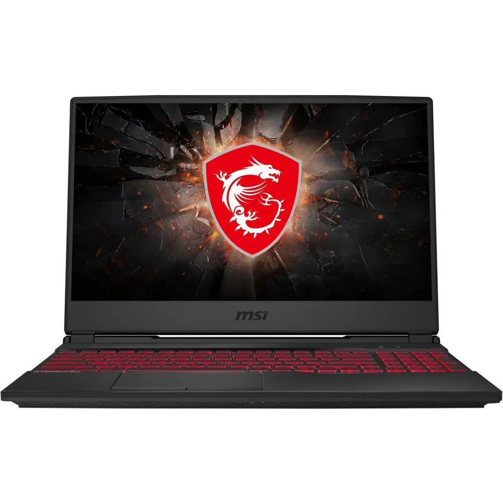Ноутбук MSI Thin 15 [15.6"], (Intel Core i5-10500H 6/12, 4.50ГГц, 12МБ, 14нм + NVIDIA GTX 1660Ti 6ГБ), 8ГБ DDR4, 500ГБ NVME, 15.6" IPS 1920x1080, 1.86кг, NO, Чёрный