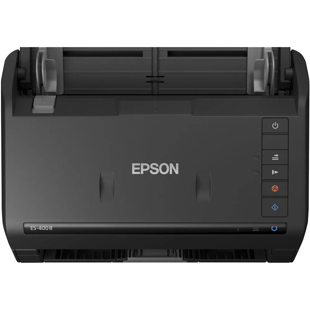 Протяжной сканер документов Epson WorkForce ES-400 II (CIS, A4 Color, 600dpi, 35ppm, 70ipm, DADF-50 page, duplex, 30-bit input/ 24-bit output, USB3.0, Black)