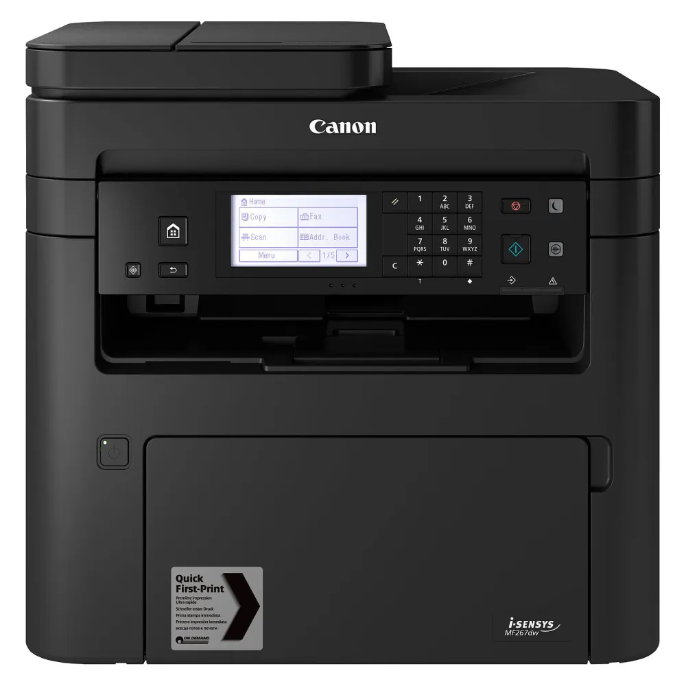 Лазерное МФУ Canon i-SENSYS MF267DW II, Ч/Б, 28 стр/мин, A4