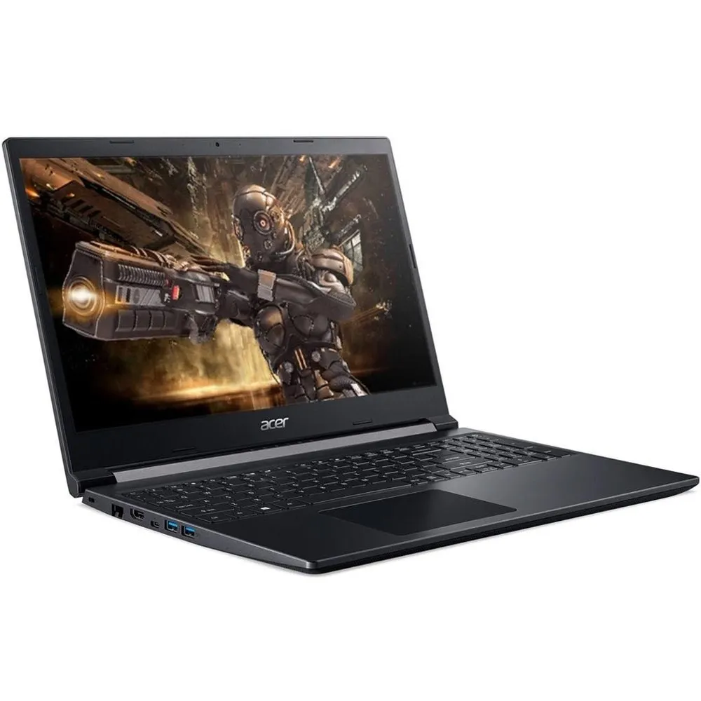 Ноутбук Acer Aspire 7 [15.6"], (Intel Core i5-12450H 8/12, 4.40ГГц, 12МБ, 10нм + NVIDIA RTX 3050 6ГБ), 16ГБ DDR4, 500ГБ NVME, 15.6" IPS 1920x1080, WIN11, Чёрный