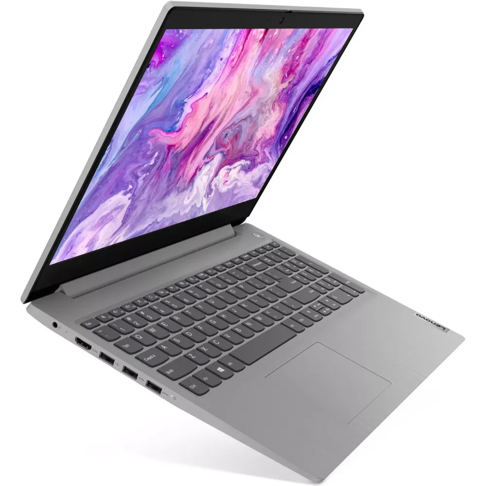 Ноутбук Lenovo IdeaPad 3 15 [15.6"], (Intel Pentium 6405U 2/4, 2МБ, 14нм + NVIDIA MX130 2ГБ), 4ГБ DDR4, 500ГБ HDD, 15.6" 1366x768, 1.85кг, DOS, Серый