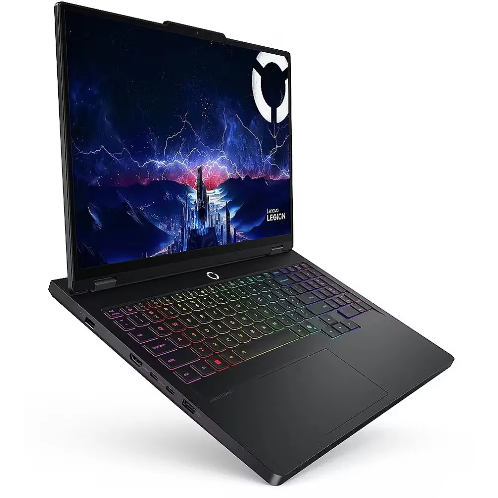 Ноутбук Lenovo Legion Pro 5 [16"], (Intel Core Ultra 7 255HX 20/20, 5.20ГГц, 30МБ, 5нм + NVIDIA RTX 5070 8ГБ), 32ГБ DDR5, 1000ГБ SSD, 16" OLED 2560x1600, 2.5кг, NO, Чёрный