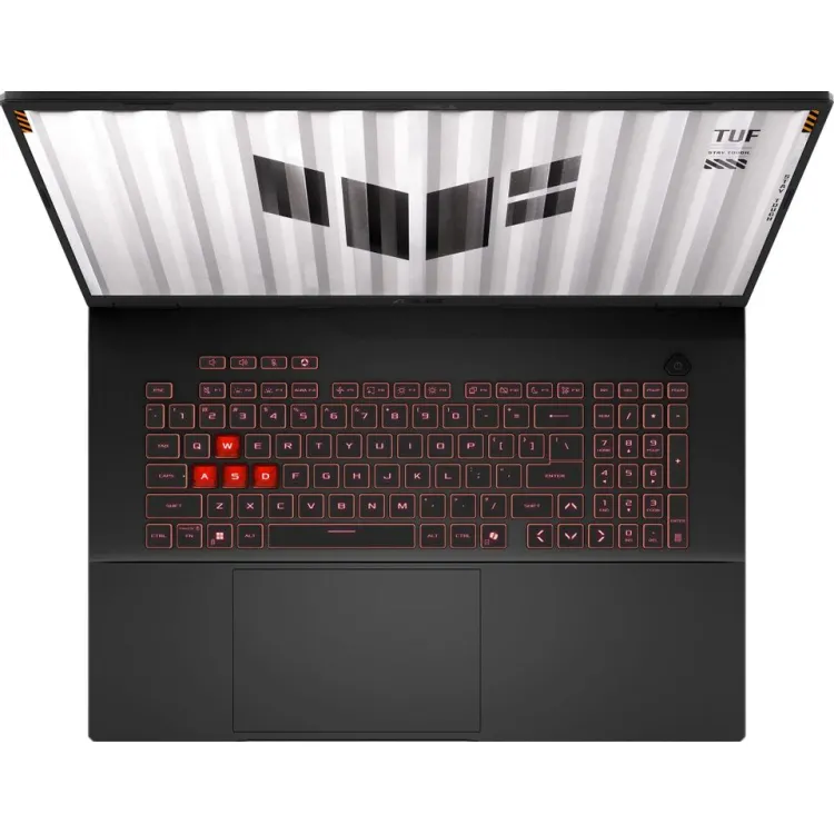 Ноутбук ASUS TUF Gaming [18"], (AMD Ryzen 7 260 8/16, 5.10ГГц, 16МБ, 4нм + NVIDIA GeForce RTX 5050 8ГБ), 16ГБ DDR5, 500ГБ NVME, 18" IPS 1920x1200, DOS, Серый