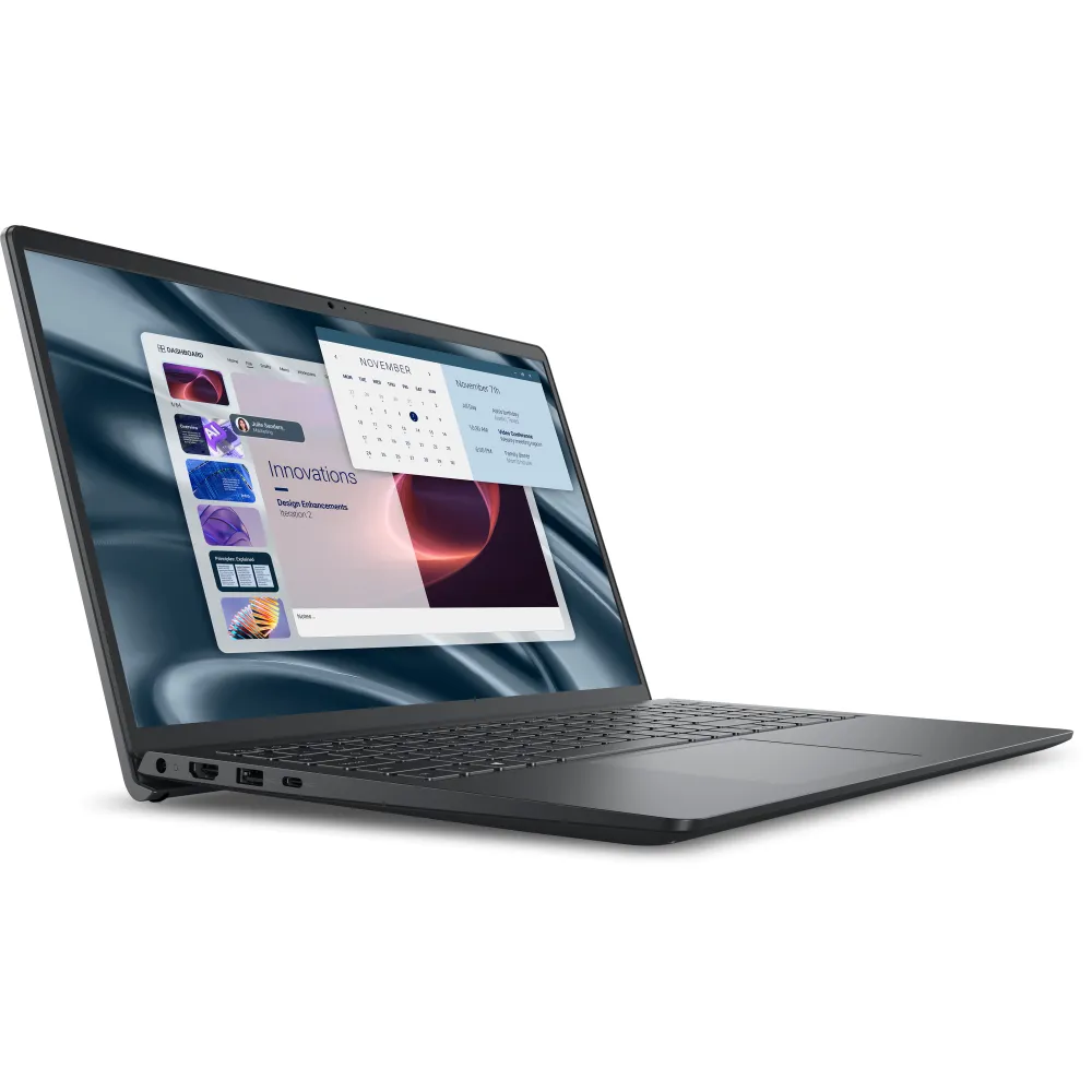 Ноутбук Dell Pro 15 Essential [15.6"], (Intel Core 3 100U 6/8, 4.70ГГц, 10МБ, 10нм), 8ГБ DDR4, 500ГБ NVME, 15.6" IPS 1920x1080, DOS, Чёрный