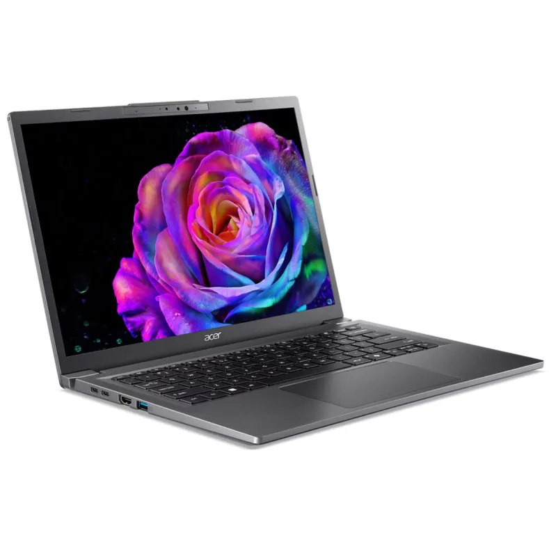 Ноутбук Acer Aspire 14 [14"], (Intel Core Ultra 7 256V 8/8, 4.80ГГц, 12МБ, 5нм), 16ГБ DDR5, 1000ГБ NVME, 14" IPS 1920x1080, WIN11, Серый