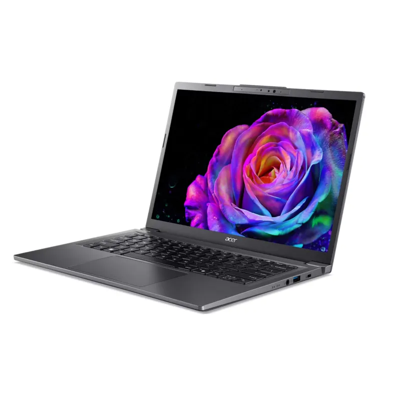 Ноутбук Acer Aspire 14 [14"], (Intel Core Ultra 7 256V 8/8, 4.80ГГц, 12МБ, 5нм), 16ГБ DDR5, 1000ГБ NVME, 14" IPS 1920x1080, WIN11, Серый