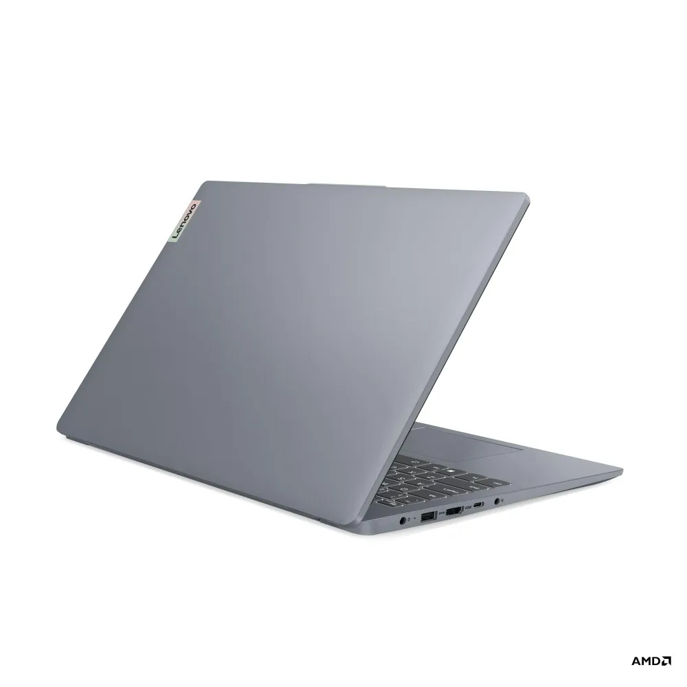 Ноутбук Lenovo IdeaPad Slim 3 15 [15.6"], (AMD Ryzen 7 5825U 8/16, 4.50ГГц, 16МБ, 7нм), 8ГБ DDR4, 240ГБ NVME, 15.6" IPS 1920x1080, DOS, Серый