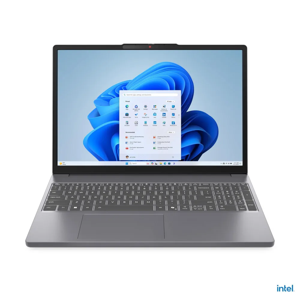 Ноутбук Lenovo IdeaPad Slim 3 15 [15.6"], (Intel Core i5-13420H 8/12, 4.60ГГц, 12МБ, 10нм), 8ГБ DDR5, 500ГБ NVME, 15.6" IPS 1920x1080, DOS, Серый