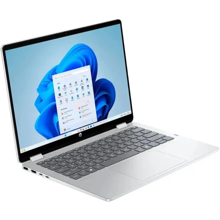 Ноутбук HP OmniBook 5 Flip [14"], (Intel Core 7 150U 10/12, 5.40ГГц, 12МБ, 7нм), 16ГБ DDR5, 240ГБ NVME, 14" IPS + Touch 1920x1200, NO, Серебристый