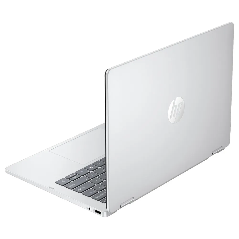 Ноутбук HP OmniBook 5 Flip [14"], (Intel Core 7 150U 10/12, 5.40ГГц, 12МБ, 7нм), 16ГБ DDR5, 240ГБ NVME, 14" IPS + Touch 1920x1200, NO, Серебристый