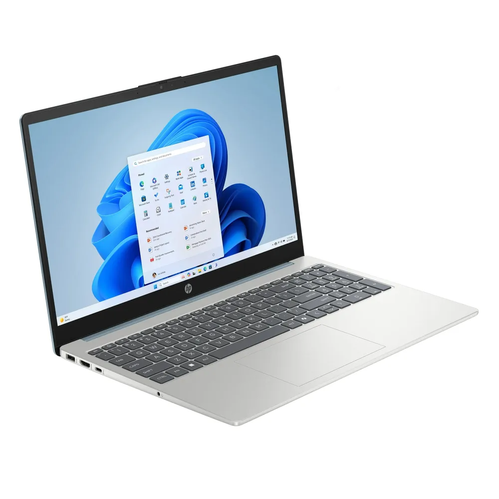 Ноутбук HP Laptop 15 [15.6" FC / FD], (Intel Core i3-N305 8/8, 3.80ГГц, 6МБ, 10нм), 8ГБ DDR4, 240ГБ NVME, 15.6" IPS + Touch 1920x1080, WIN11, Синий