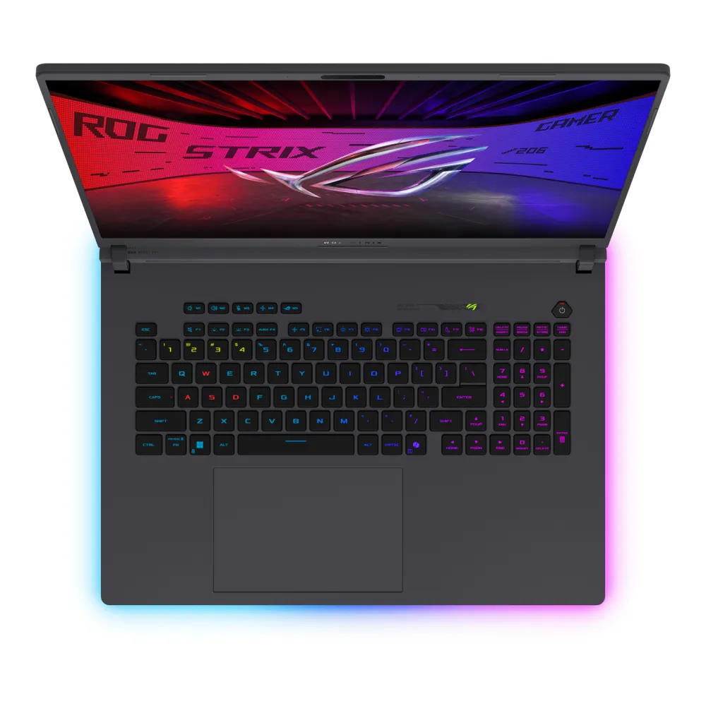 Ноутбук ASUS ROG Strix G18 [18"], (Intel Core Ultra 9 275HX 24/24, 5.40ГГц, 36МБ, 5нм + NVIDIA GeForce RTX 5060 8ГБ), 16ГБ DDR5, 500ГБ NVME, 18" IPS 2560x1600, NO, Серый