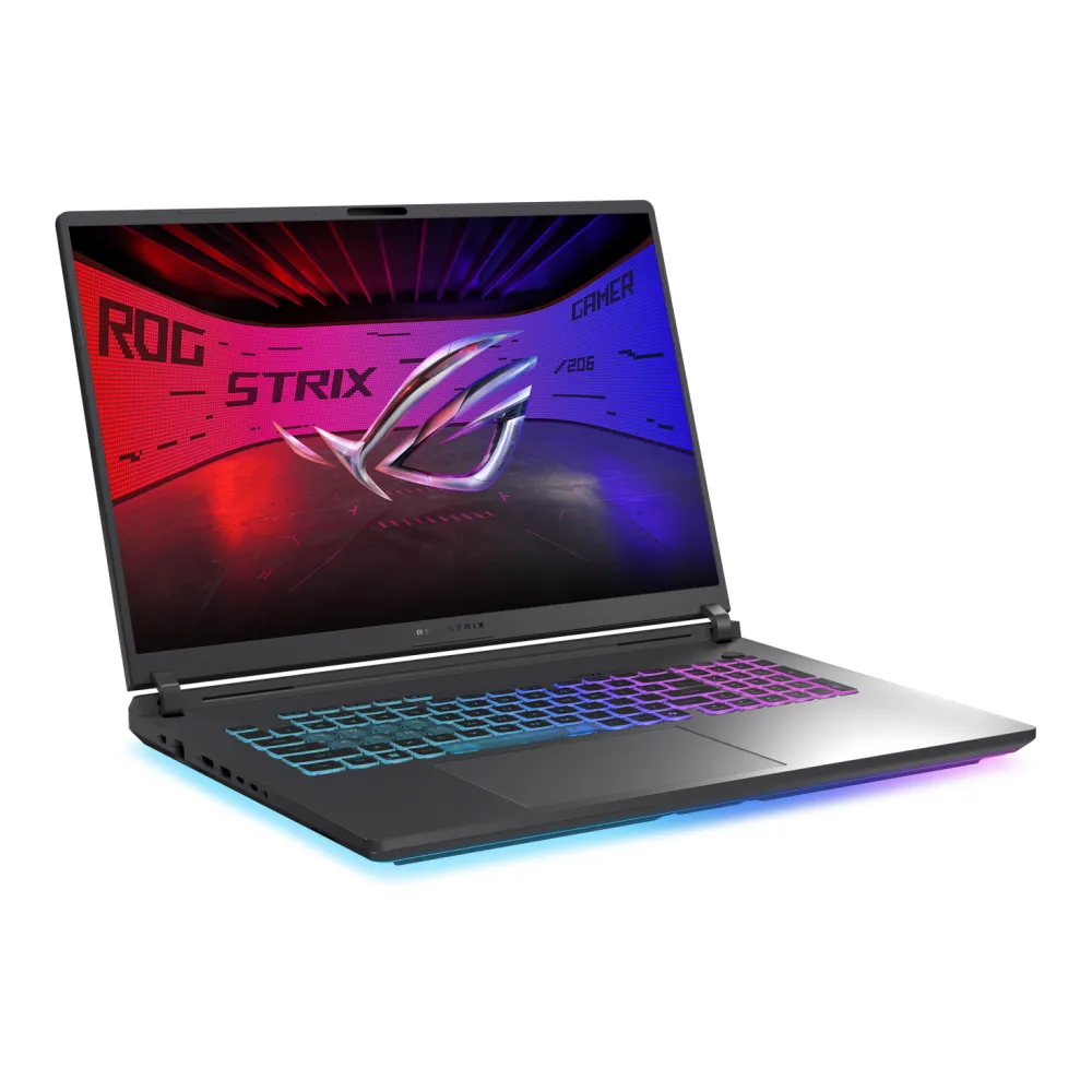 Ноутбук ASUS ROG Strix G18 [18"], (Intel Core Ultra 9 275HX 24/24, 5.40ГГц, 36МБ, 5нм + NVIDIA GeForce RTX 5060 8ГБ), 16ГБ DDR5, 500ГБ NVME, 18" IPS 2560x1600, NO, Серый