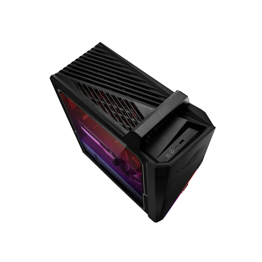 Системный блок ASUS ROG G15 Tower DT (G15DK-R5600X0040), (AMD Ryzen 5 5600X  + NVIDIA GeForce RTX 3070 8ГБ), 16ГБ DDR4, 500ГБ NVME, NO, Чёрный