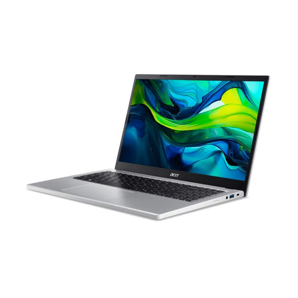 Ноутбук Acer Aspire Go 15 [15.3"], (AMD Ryzen 5 7520U 4/8, 4.30ГГц, 4МБ, 6нм), 8ГБ DDR5, 500ГБ NVME, 15.3" IPS + Touch 1920x1080, WIN11HOME, Серебристый