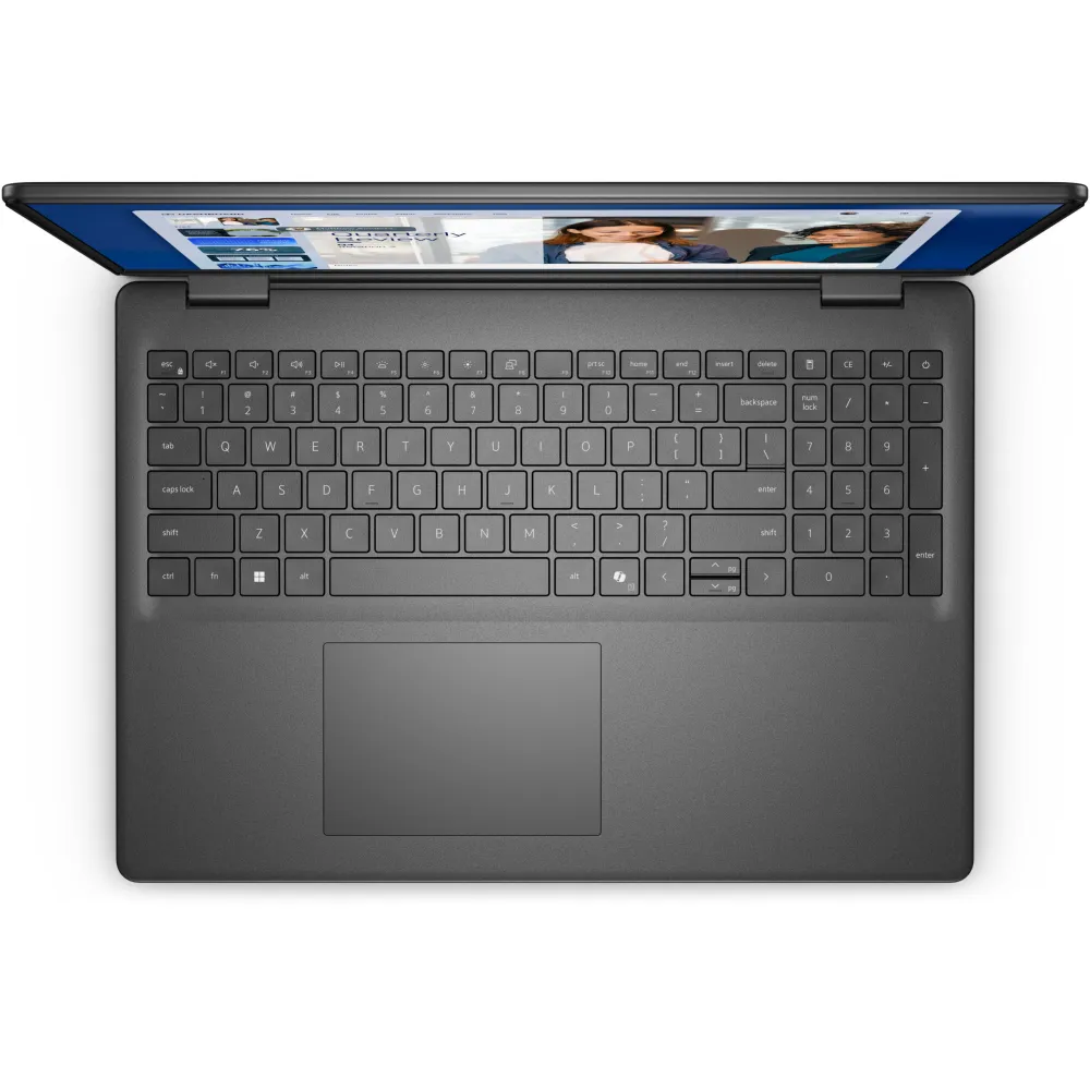 Ноутбук Dell Inspiron 16 [16"], (AMD Ryzen 7 250 8/16, 5.10ГГц, 16МБ, 4нм), 16ГБ DDR5, 1000ГБ NVME, 16" 1920x1080, WIN11HOME, Черный