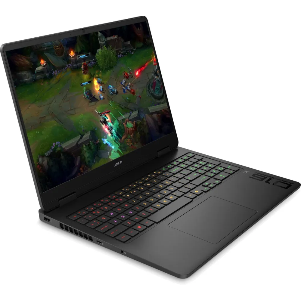 Ноутбук HP OMEN 16 [16"], (Intel Core Ultra 7 255H + NVIDIA GeForce RTX 5060 8ГБ), 16ГБ DDR5, 1000ГБ NVME, 16" IPS 1920x1200, WIN11HOME, Чёрный