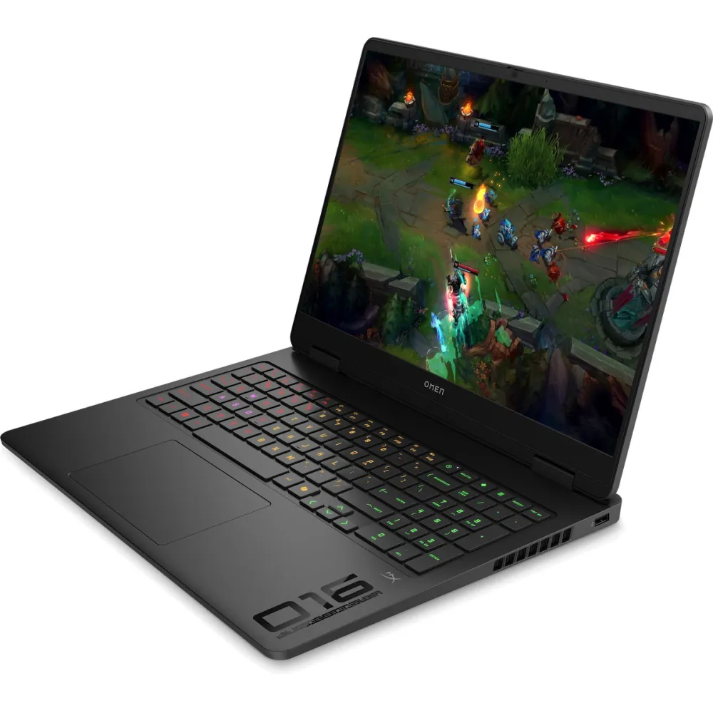Ноутбук HP OMEN 16 [16"], (Intel Core Ultra 7 255H + NVIDIA GeForce RTX 5060 8ГБ), 16ГБ DDR5, 1000ГБ NVME, 16" IPS 1920x1200, WIN11HOME, Чёрный