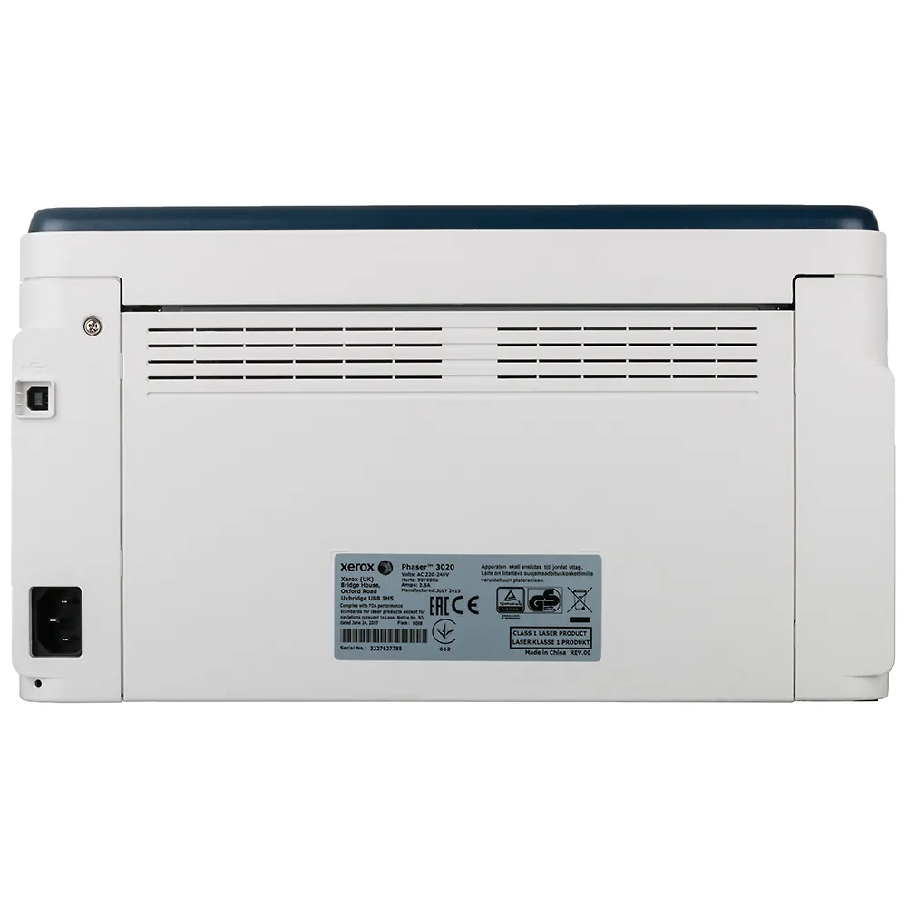 Принтер Xerox Phaser 3020BI, Ч/Б, 20 стр/мин, A4