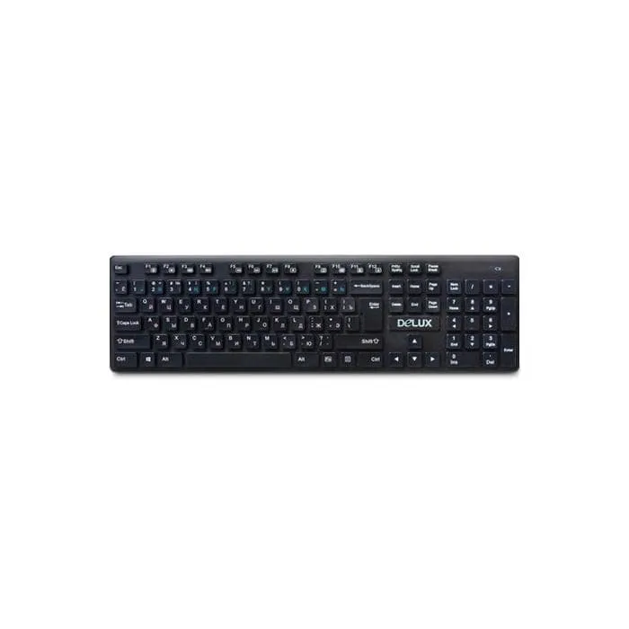 Клавиатура Delux DLK-150GB, Чёрный