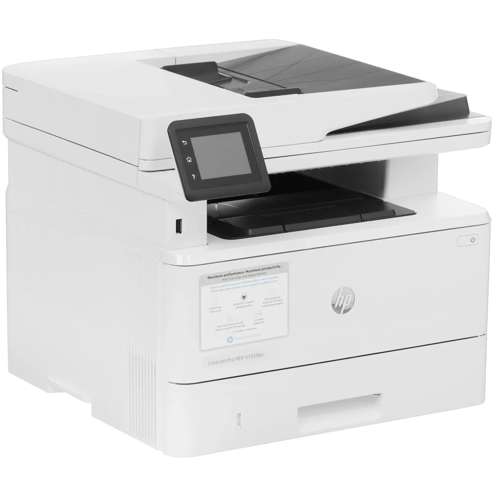 Лазерное МФУ HP LaserJet Pro 4103fdw, Ч/Б, 40 стр/мин, A4