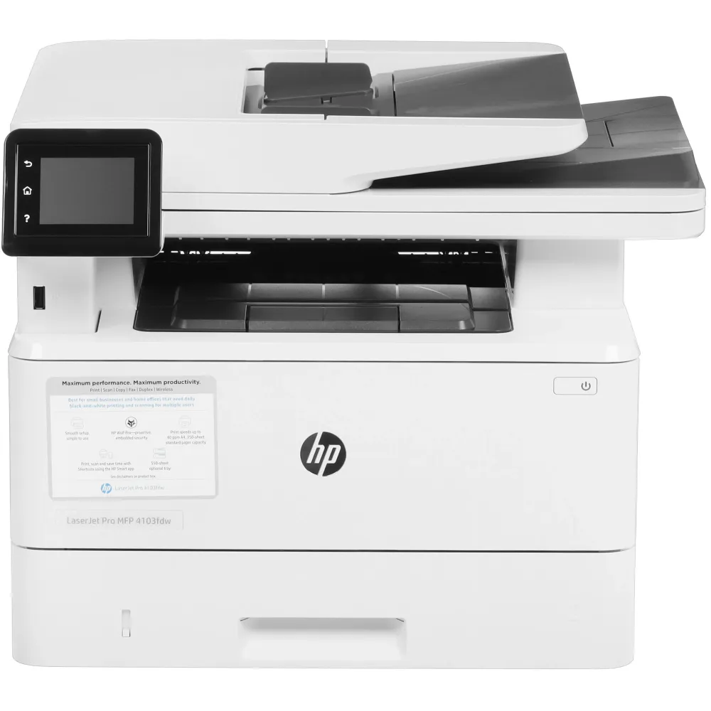 Лазерное МФУ HP LaserJet Pro 4103fdw, Ч/Б, 40 стр/мин, A4