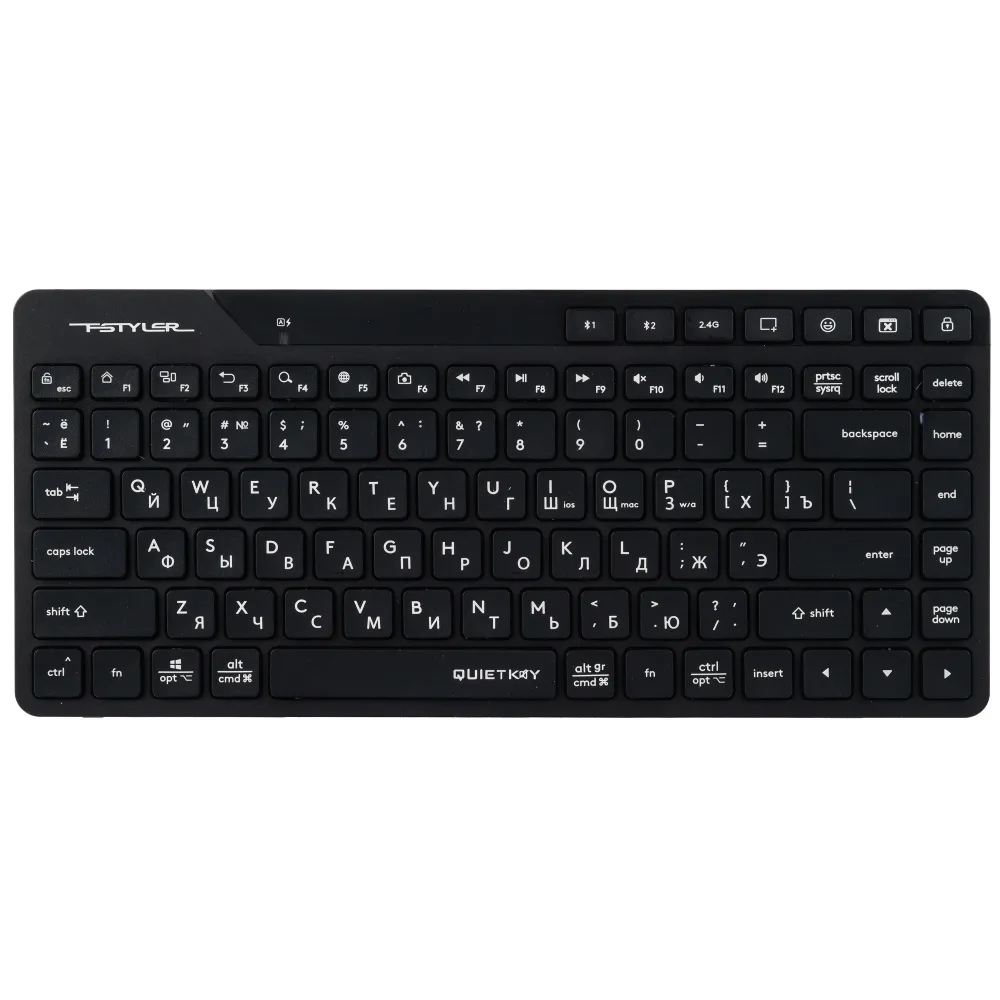 Клавиатура A4Tech FSTYLER FBK26C AS, Чёрный